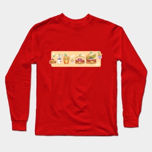 Burger Pikmin Long Sleeve T-Shirt